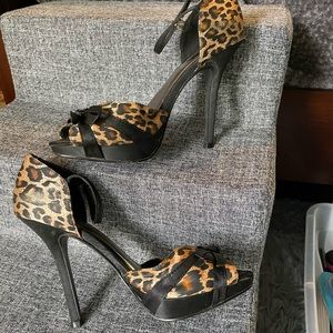 Leopard heels